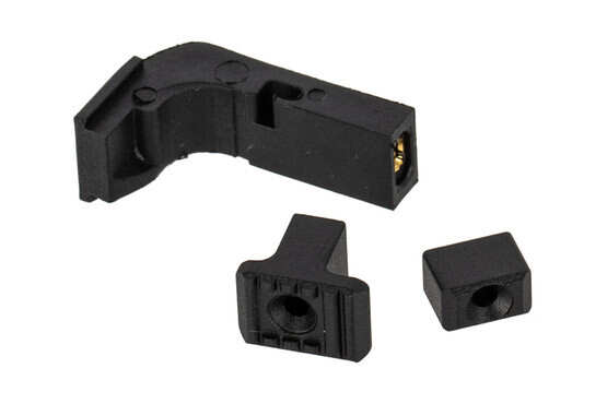 Strike Industries Modular Magazine Release for Gen1-3 Glock Handguns with black anodized finish.